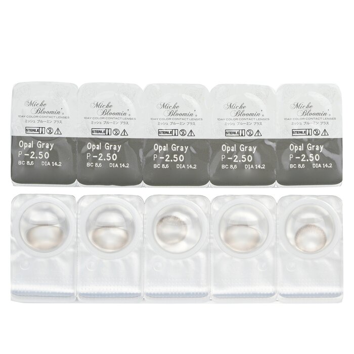 Miche Bloomin' Iris Glow 1 Day Color Contact Lenses (506 Opal Gray) 10pcsProduct Thumbnail