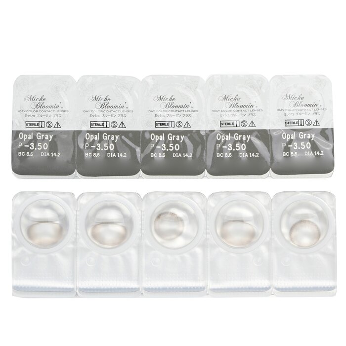 Miche Bloomin' Iris Glow 1 Day Color Contact Lenses (506 Opal Gray) 10pcsProduct Thumbnail