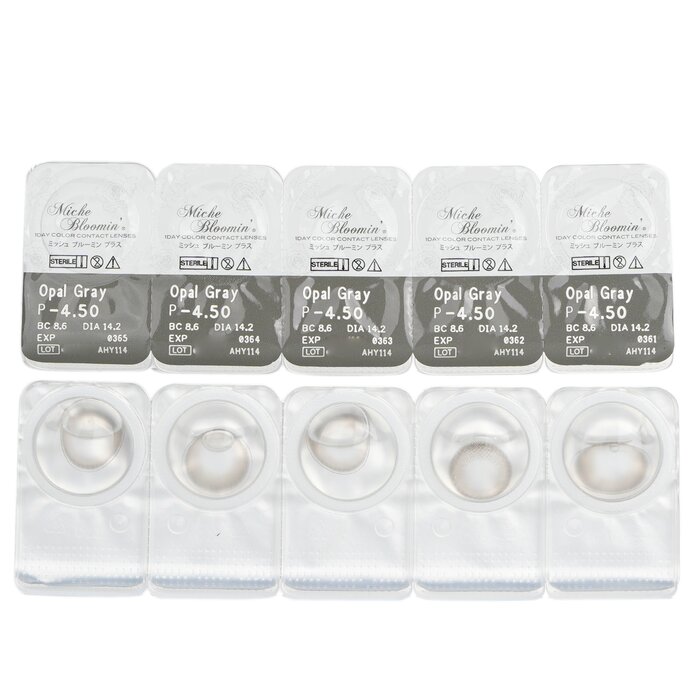 Miche Bloomin' Iris Glow 1 Day Color Contact Lenses (506 Opal Gray) 10pcsProduct Thumbnail