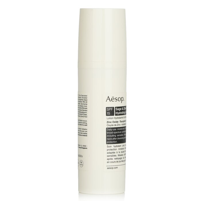 Aesop Sage & Zinc Facial Hydrating Lotion SPF15 50mlProduct Thumbnail