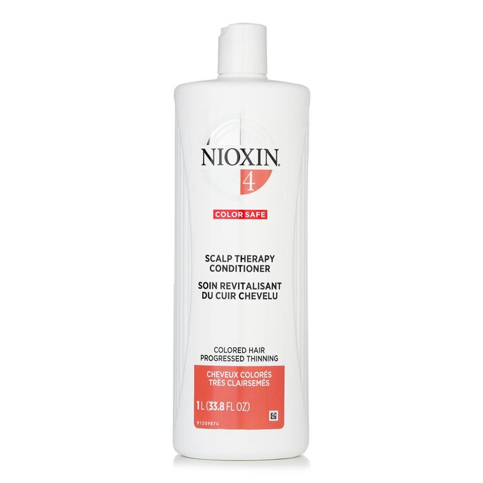 Nioxin Density System 4 Scalp Therapy Conditioner (Colored Hair, Progressed Thinning, Color Safe) 1000ml/33.8ozProduct Thumbnail