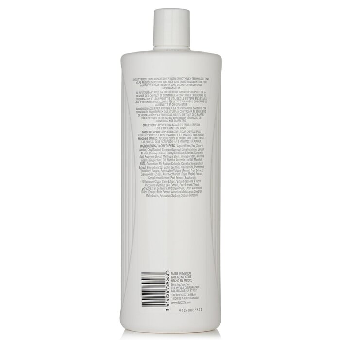 丽康丝 Nioxin Density System 6 Scalp Therapy Conditioner (Chemically Treated Hair, Progressed Thinning, Color Safe) 1000ml/33.8ozProduct Thumbnail