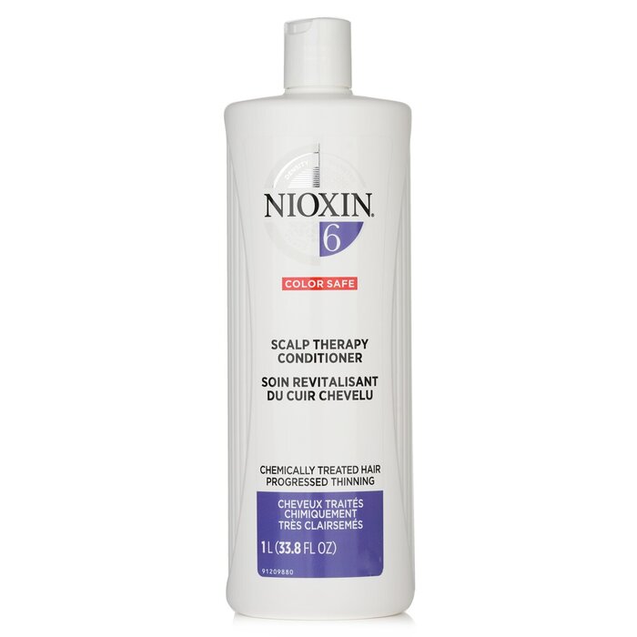 丽康丝 Nioxin Density System 6 Scalp Therapy Conditioner (Chemically Treated Hair, Progressed Thinning, Color Safe) 1000ml/33.8ozProduct Thumbnail