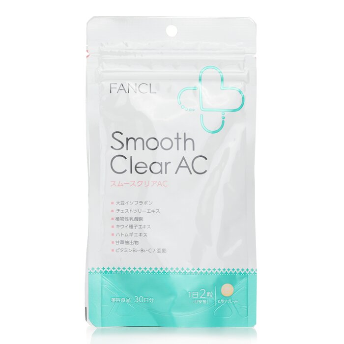 Fancl Smooth Clear AC 60 tablets (30days) [Parallel Imports Product] 60capsulesProduct Thumbnail