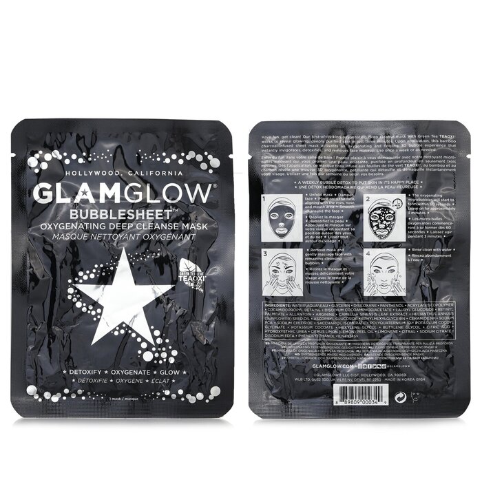 Glamglow Bubblesheet Oxygenating Deep Cleanse Mask 1sheetProduct Thumbnail