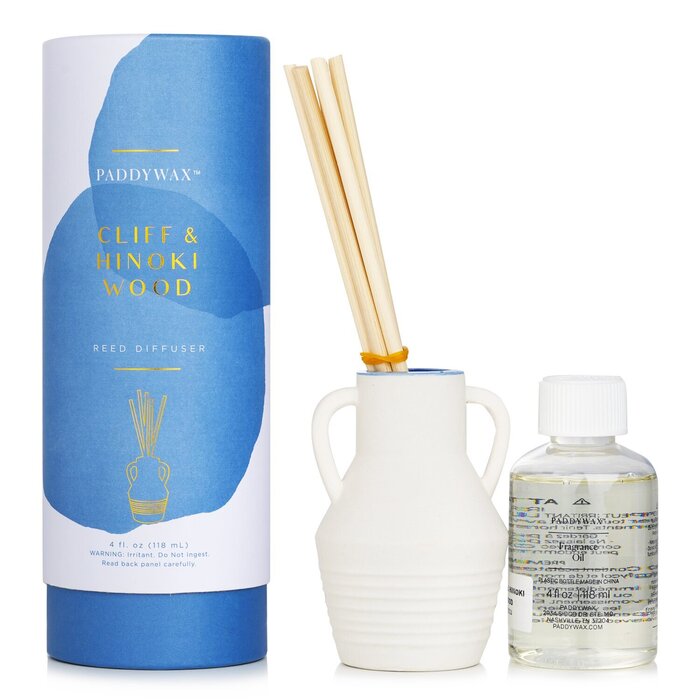 Paddywax Santorini Reed Diffuser - Cliff & Hinoki Wood 118ml/4ozProduct Thumbnail