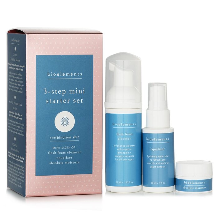 Bioelements 3-Step Mini Starter For Combination Skin Set 3pcsProduct Thumbnail