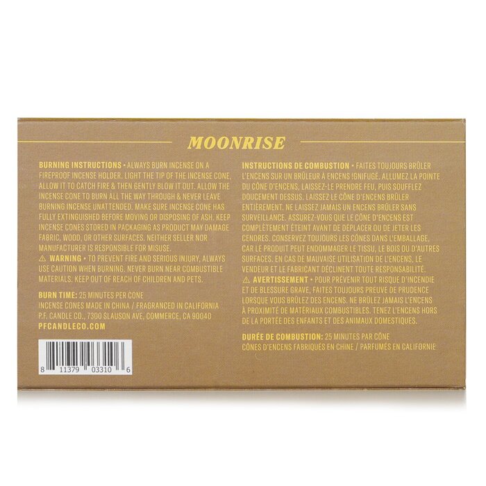 P.F. Candle Co. Sunset Incense Cones - Moonrise 30pcsProduct Thumbnail
