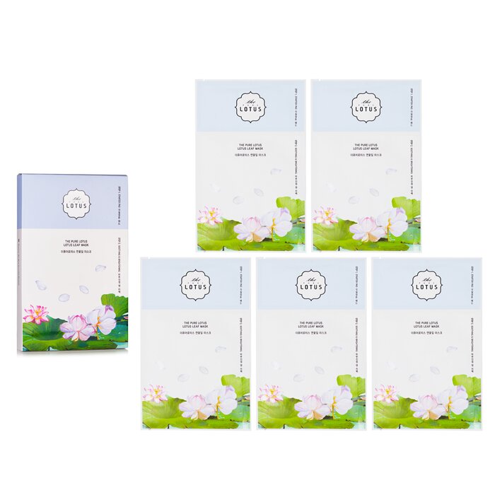 THE PURE LOTUS Lotus Leaf Mask - Soothing & Brightening 5pcsProduct Thumbnail