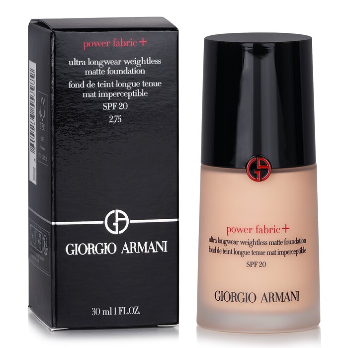 Giorgio Armani Power Fabric+ Ultra Longwear Weightless Matte Foundation SPF 20 30ml/1ozProduct Thumbnail