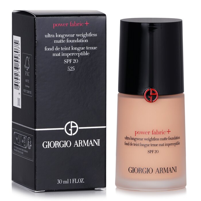 Giorgio Armani Power Fabric+ Ultra Longwear Weightless Matte Foundation SPF 20 30ml/1ozProduct Thumbnail
