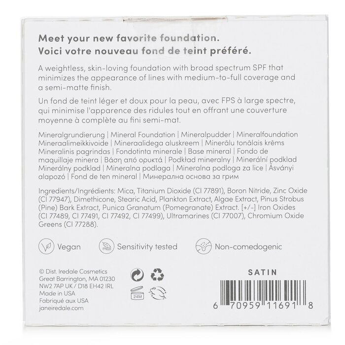 Jane Iredale PurePressed Base Mineral Foundation Refill SPF 20 9.9g/0.35ozProduct Thumbnail