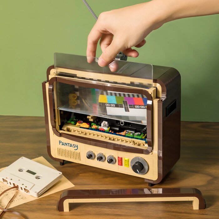 Pantasy Retro 1960s Television Building Bricks Set 23cm*10cm*19cmProduct Thumbnail