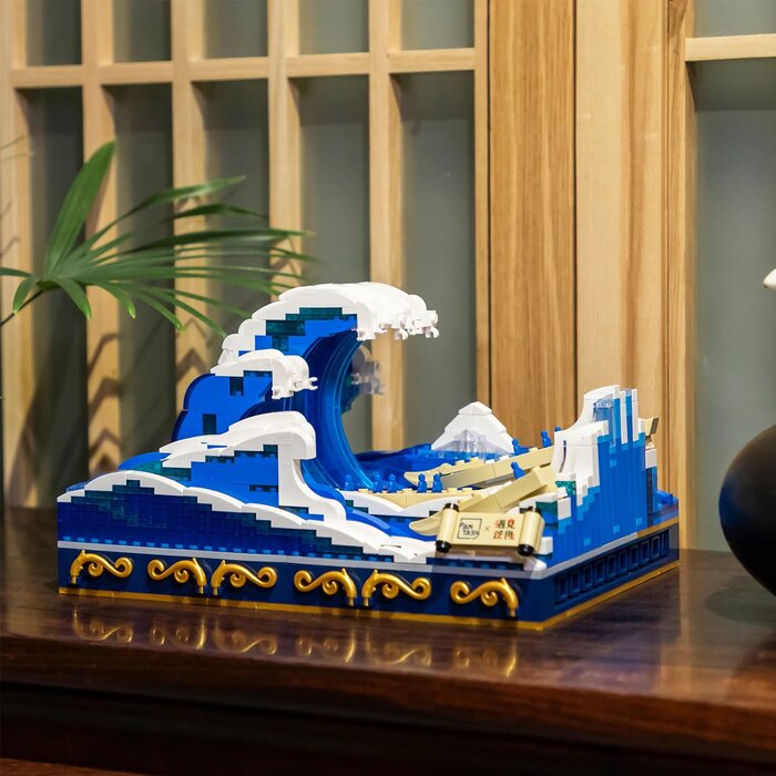 Pantasy Kanagawa Surfing Building Bricks Set 26*21*15cmProduct Thumbnail