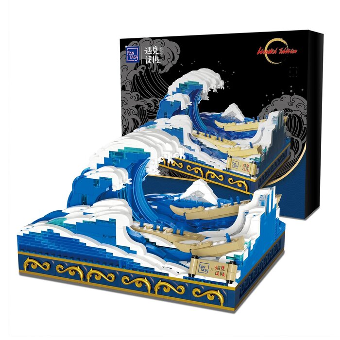 Pantasy Kanagawa Surfing Building Bricks Set 26*21*15cmProduct Thumbnail