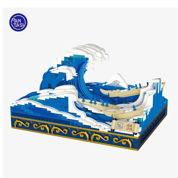 Pantasy Kanagawa Surfing Building Bricks Set 26*21*15cmProduct Thumbnail