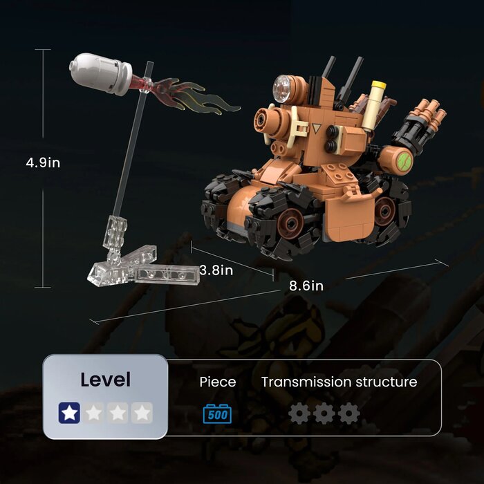 Pantasy Metal Slug 3 Series SV-001_TYPE-R Building Bricks Set 22*10*13cmProduct Thumbnail