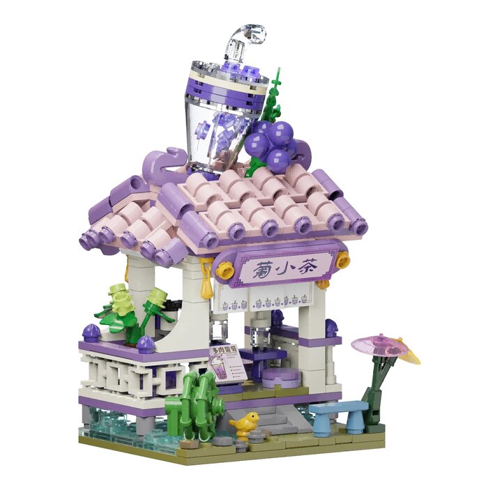 Pantasy Food Street Series - Classical Grape Juice Shop Building Bricks Set 26.5*20*6cmProduct Thumbnail
