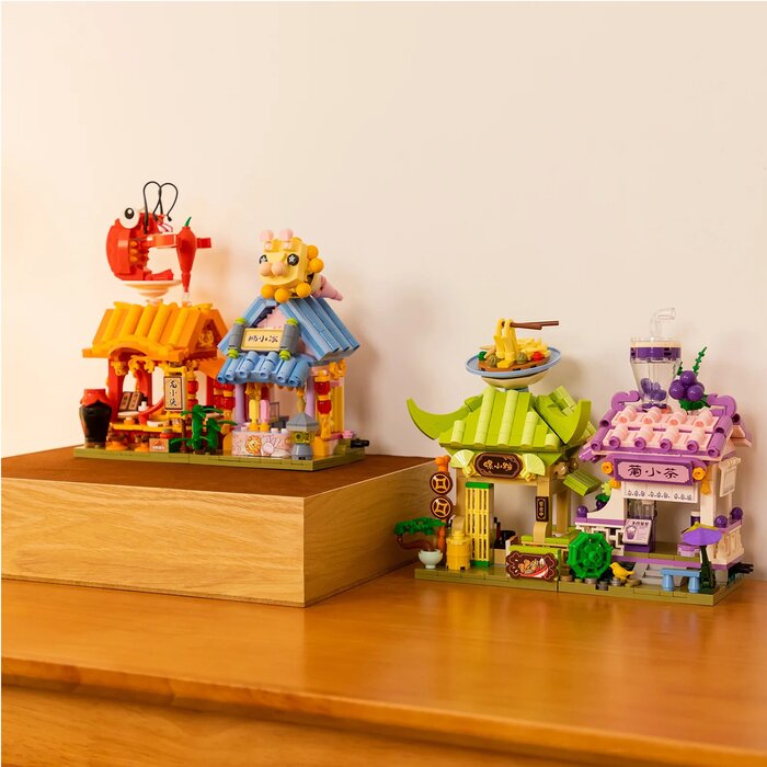 Pantasy Food Street Series - Classical Grape Juice Shop Building Bricks Set 26.5*20*6cmProduct Thumbnail