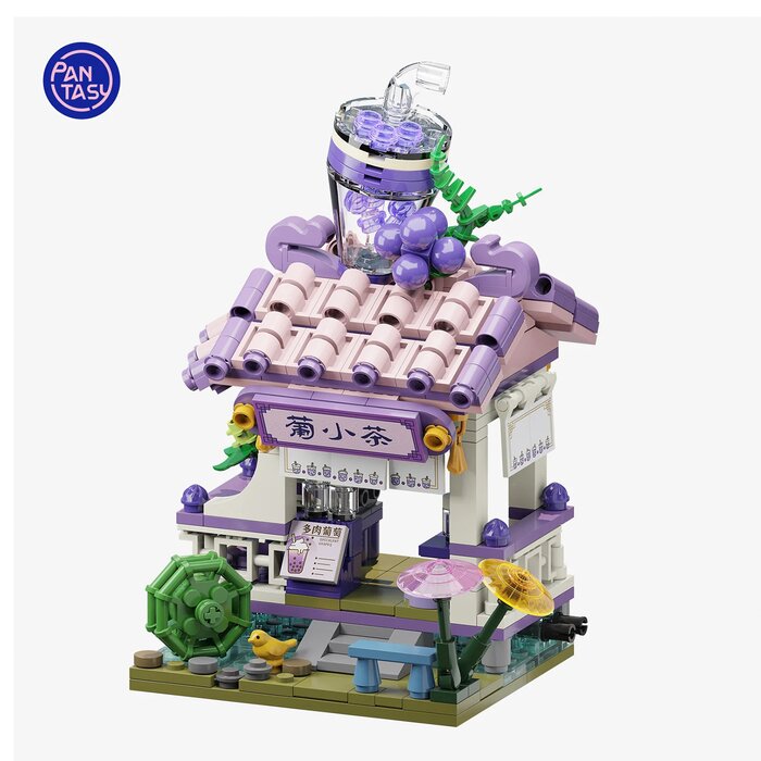 Pantasy Food Street Series - Classical Grape Juice Shop Building Bricks Set 26.5*20*6cmProduct Thumbnail