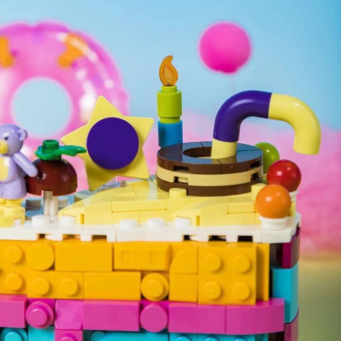 Pantasy Birthday Cake Series - Cute Birthday Cake Building Bricks Set 11x9x13cmProduct Thumbnail