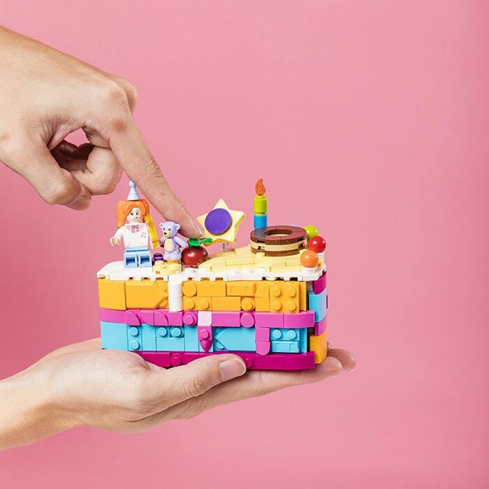 Pantasy Birthday Cake Series - Cute Birthday Cake Building Bricks Set 11x9x13cmProduct Thumbnail