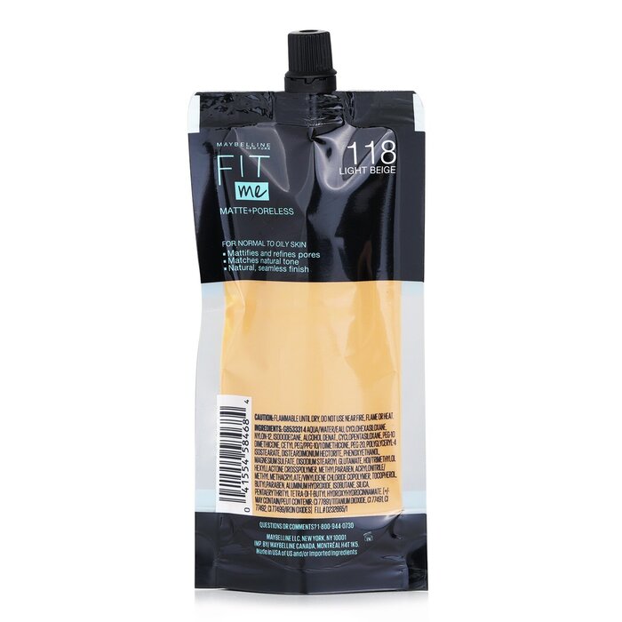 美宝莲 Maybelline Fit Me 无瑕无孔粉底液 40ml/1.3ozProduct Thumbnail