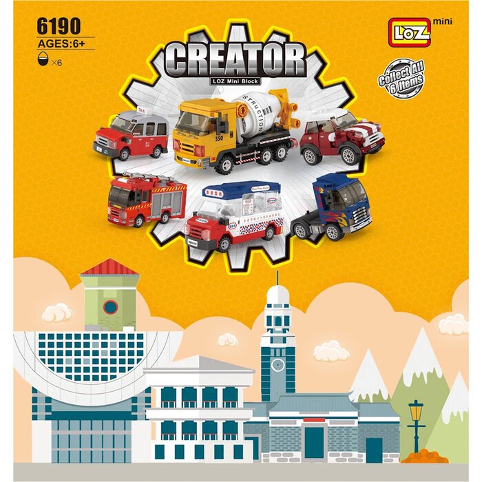 Loz LOZ Mini Block - Mini Car Season 1(Random Packaging) 15 x 22 x 8.5cmProduct Thumbnail