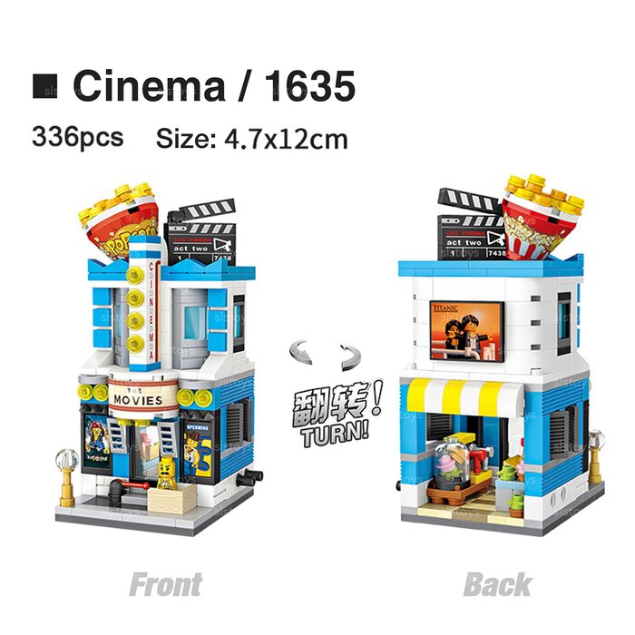 Loz LOZ Mini Blocks - Theater(Random Packaging) 19.5 x 16.5 x 4Product Thumbnail