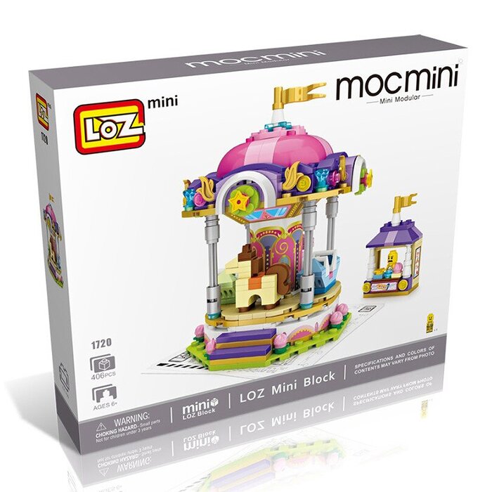 Loz LOZ Dream Amusement Park Series - Carousel(Random Packaging) 13.5 x 18 x 8cmProduct Thumbnail