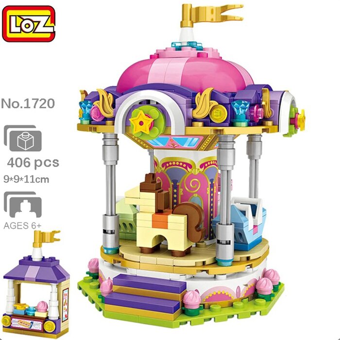 Loz LOZ Dream Amusement Park Series - Carousel(Random Packaging) 13.5 x 18 x 8cmProduct Thumbnail
