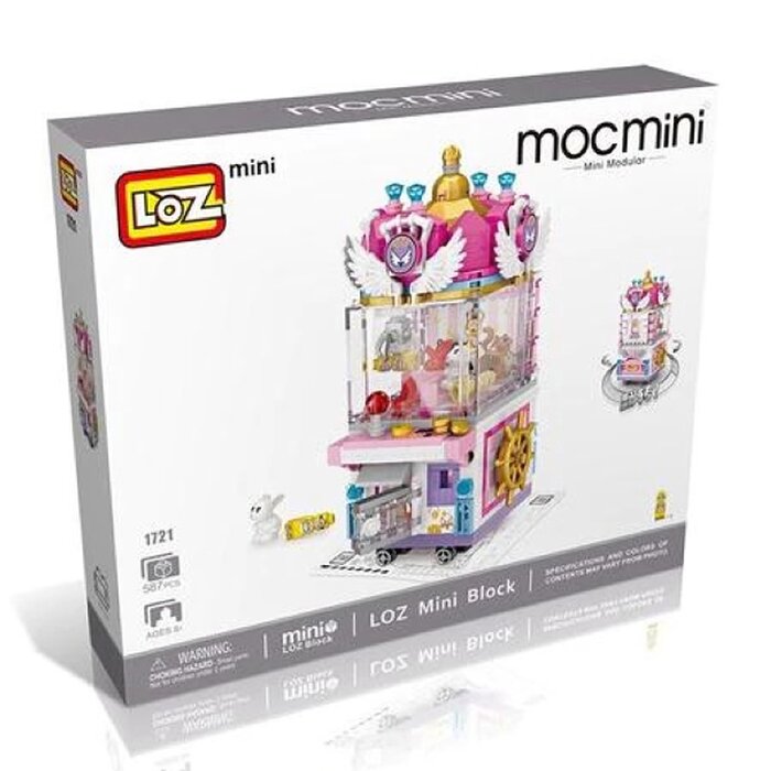 Loz LOZ Dream Amusement Park Series - Claw Machine(Random Packaging) 13.5 x 18 x 8cmProduct Thumbnail