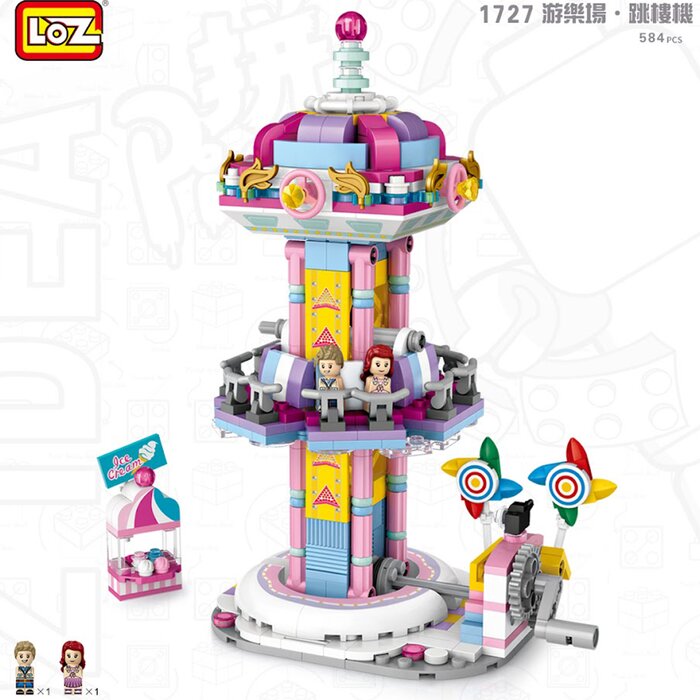 Loz LOZ Dream Amusement Park Series - Drop Tower(Random Packaging) 22 x 18.5 x 4.5Product Thumbnail