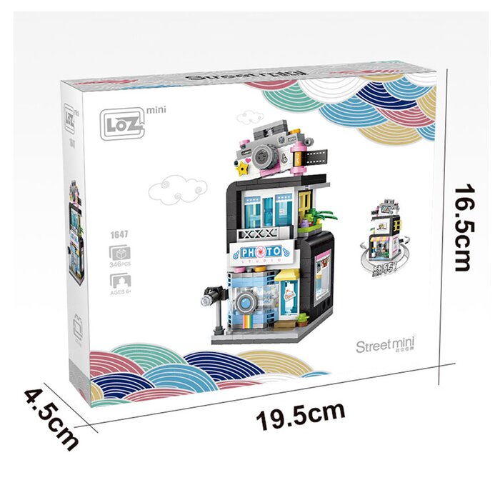 Loz LOZ Street Series - Photo Shop(Random Packaging) 19.5x16.5x4.5cmProduct Thumbnail