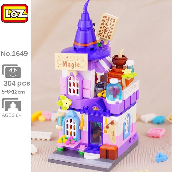 Loz LOZ Street Series - Magic House(Random Packaging) 19.5x16.5x4.5cmProduct Thumbnail