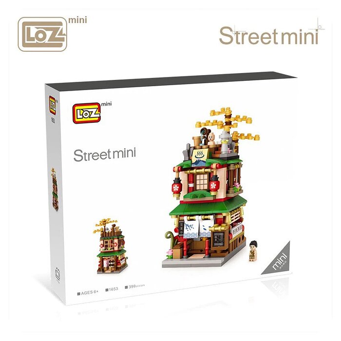 Loz LOZ Street Series - Hot Spring House(Random Packaging) 16.5x12.5x8cmProduct Thumbnail