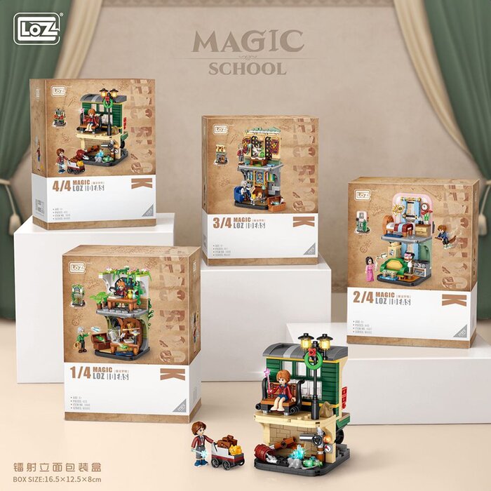 Loz LOZ Magic Academy Street Series - Herbal Hall(Random Packaging) 16.5x12.5x8cmProduct Thumbnail