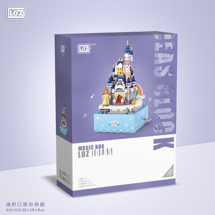 Loz LOZ Creator - Princess Castle Rotating Music Box(Random Packaging) 19 x 26 x 8 cmProduct Thumbnail