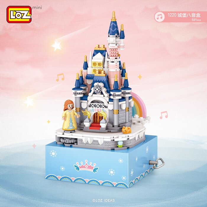 Loz LOZ Creator - Princess Castle Rotating Music Box(Random Packaging) 19 x 26 x 8 cmProduct Thumbnail