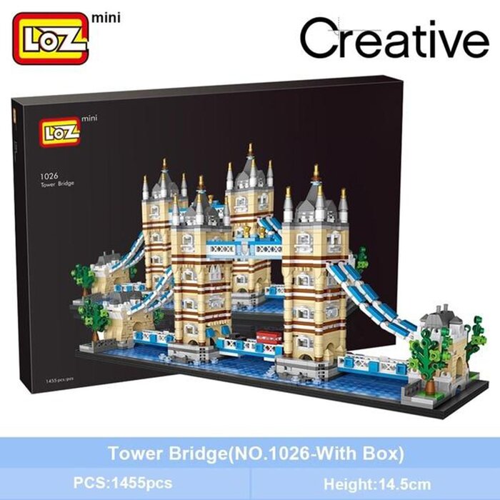Loz LOZ Architecture Series - London Bridge(Random Packaging) 42 x 30 x 5 cmProduct Thumbnail