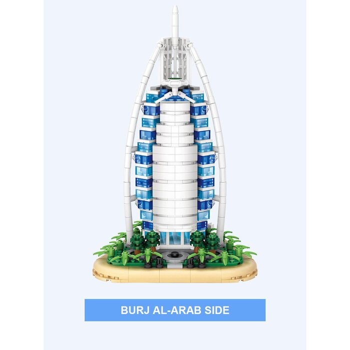 Loz 阿拉伯塔酒店-(帆船酒店) 積木套裝(新舊包裝隨機) 42 x 30 x 5 cmProduct Thumbnail