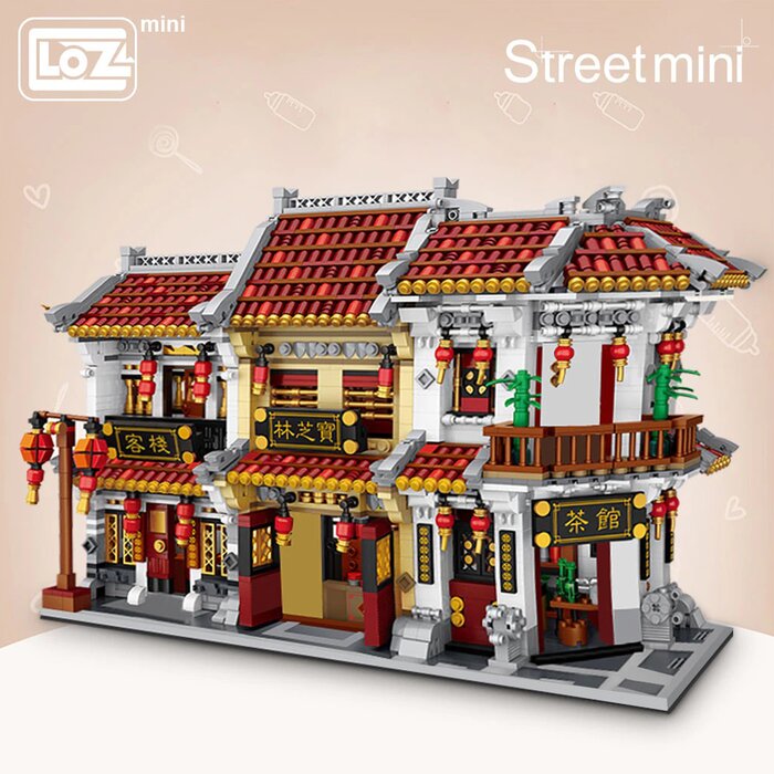 Loz LOZ Mini Blocks - Teahouse(Random Packaging) 42 x 30 x 5 cmProduct Thumbnail