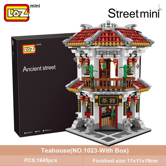 Loz LOZ Mini Blocks - Teahouse(Random Packaging) 42 x 30 x 5 cmProduct Thumbnail
