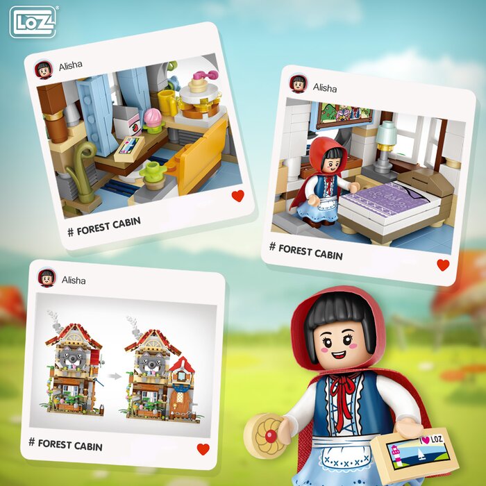 Loz LOZ Mini Blocks - Forest Cabin(Random Packaging) 24 x 20.5 x 5cmProduct Thumbnail