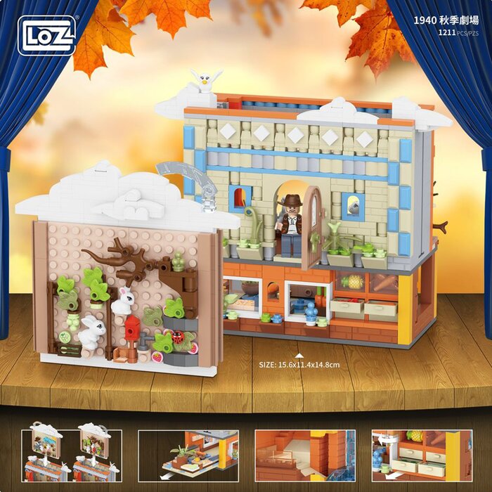 Loz 四季劇場 積木套裝(新舊包裝隨機) 31 x 23 x 9 cmProduct Thumbnail