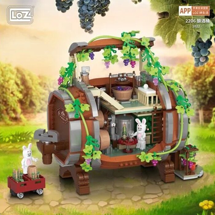 Loz LOZ Mini Block - Year of the Rabbit Wine Barrel(Random Packaging) 26 x 19 x 8 cmProduct Thumbnail