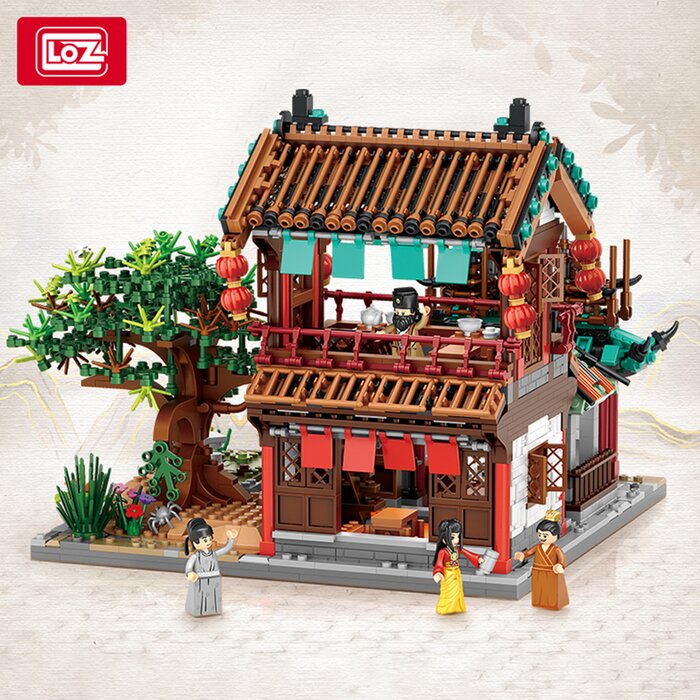 Loz LOZ Mini Blocks - Qingming river map - Foot Shop Huanmen(Random Packaging) 40 x 28 x 9.5cmProduct Thumbnail
