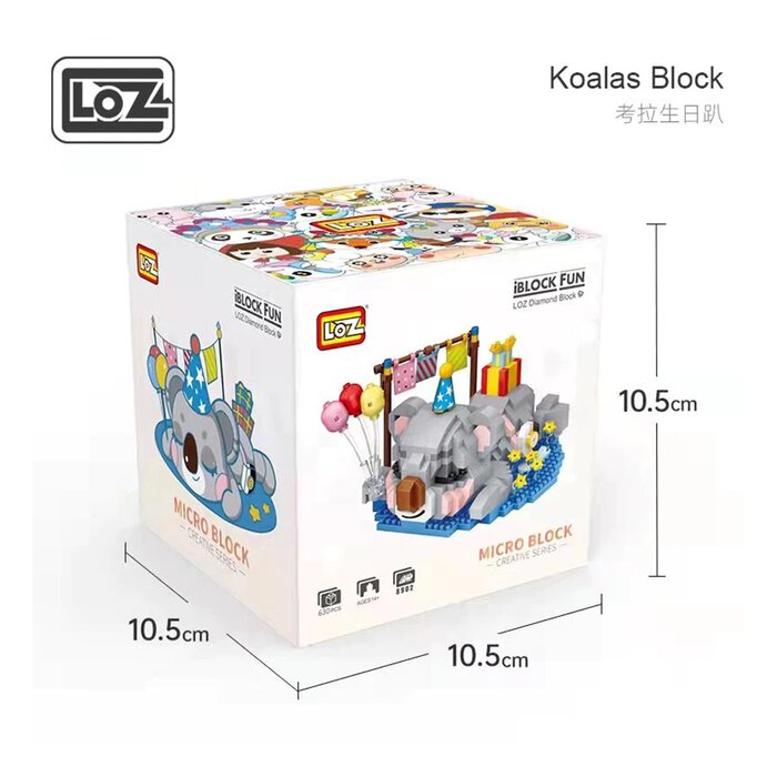 Loz LOZ Mini Blocks - Birthday Koala(Random Packaging) 11 x 11 x 11cmProduct Thumbnail