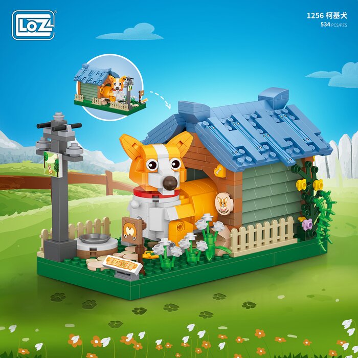 Loz LOZ Mini Blocks Farm Series - Corgi(Random Packaging) 20 x 15 x 8cmProduct Thumbnail