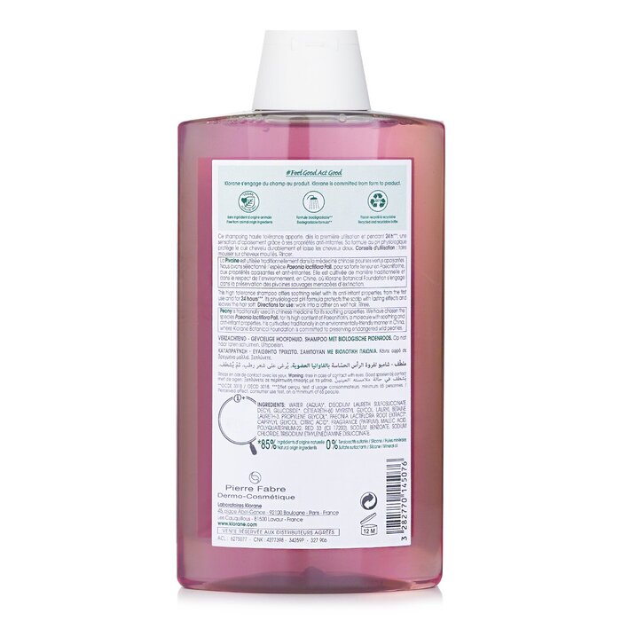 蔻罗兰  Klorane Klorane 牡丹萃取舒润头发洗发水 400ml/13.5ozProduct Thumbnail